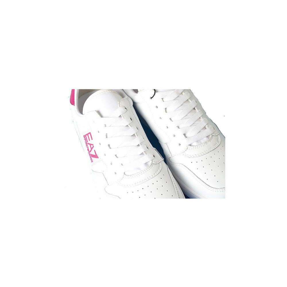 Sneakers de Piel EA7 Emporio Armani X8X086 XK221 Q599 Color Blanco y Fucsia_1526.jpg