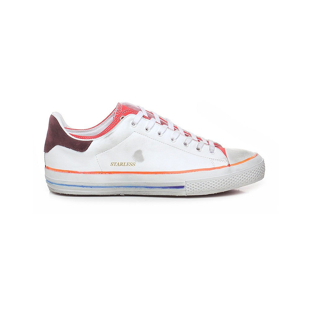 Sneakers de Piel Hidnander STARLESS LOW Color Blanco y Rojo_637.jpg