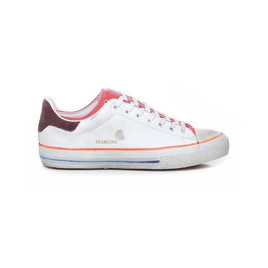 Sneakers de Piel Hidnander STARLESS LOW Color Blanco y Rojo_637.jpg