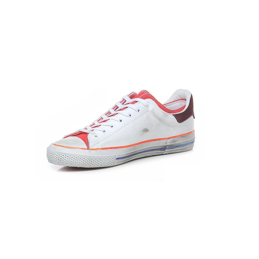 Sneakers de Piel Hidnander STARLESS LOW Color Blanco y Rojo_638.jpg