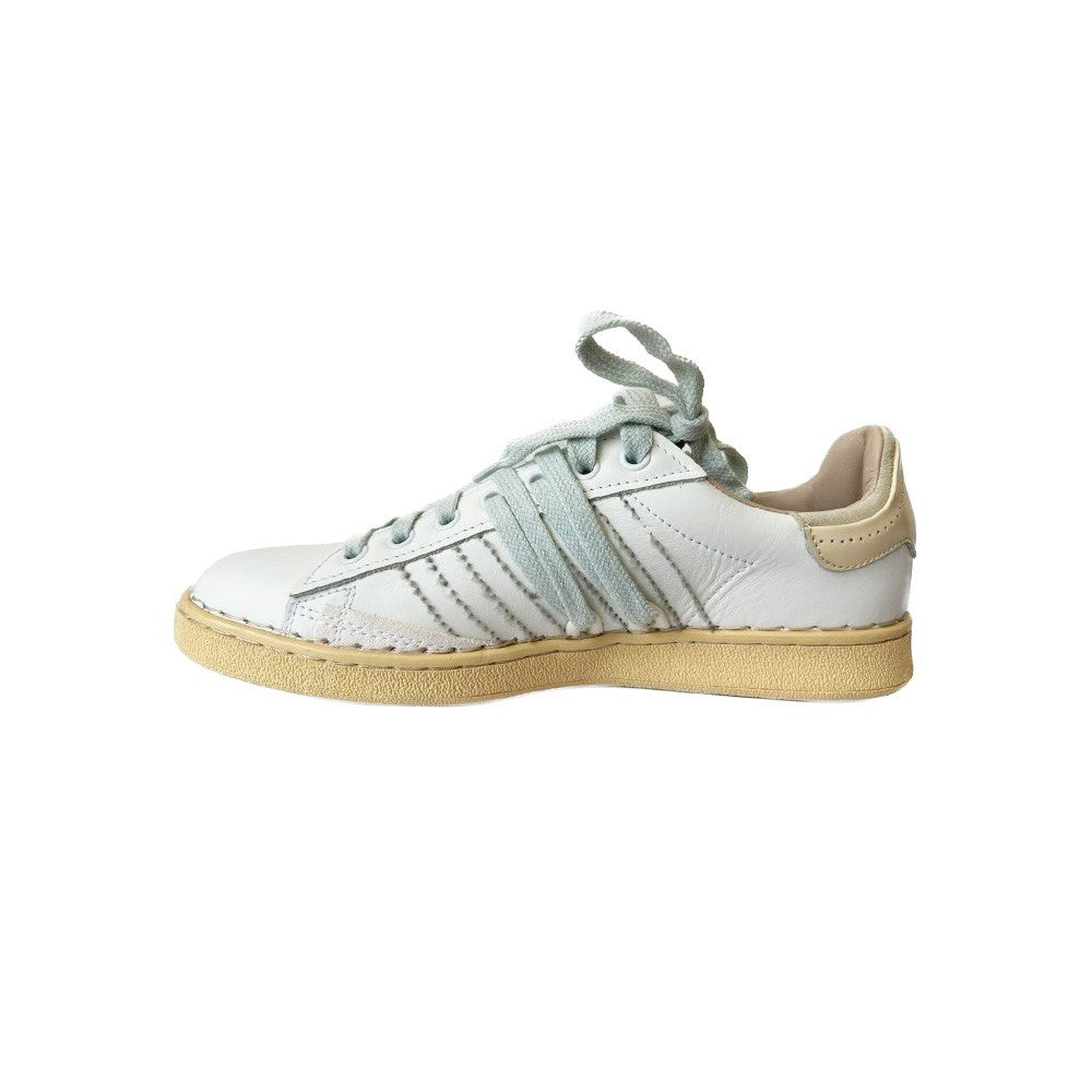 Sneakers de Piel Hidnander STRIPELESS ULTIMATE 014 Color Blanco y Turquesa_2782.jpg