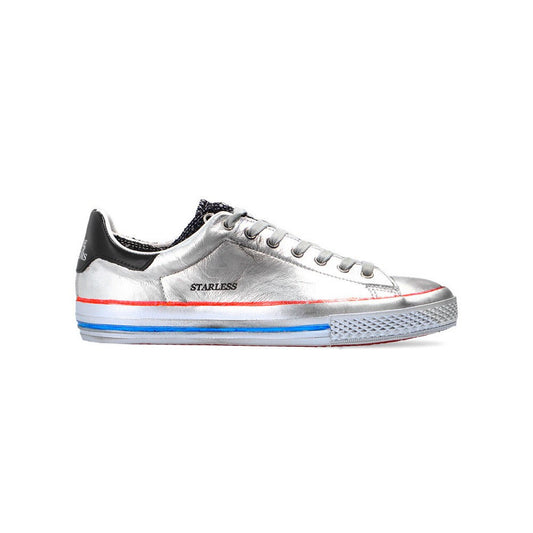 Sneakers de Piel Hidnander Starless Low HB2WS600 Color Plata y Negro_1330.jpg