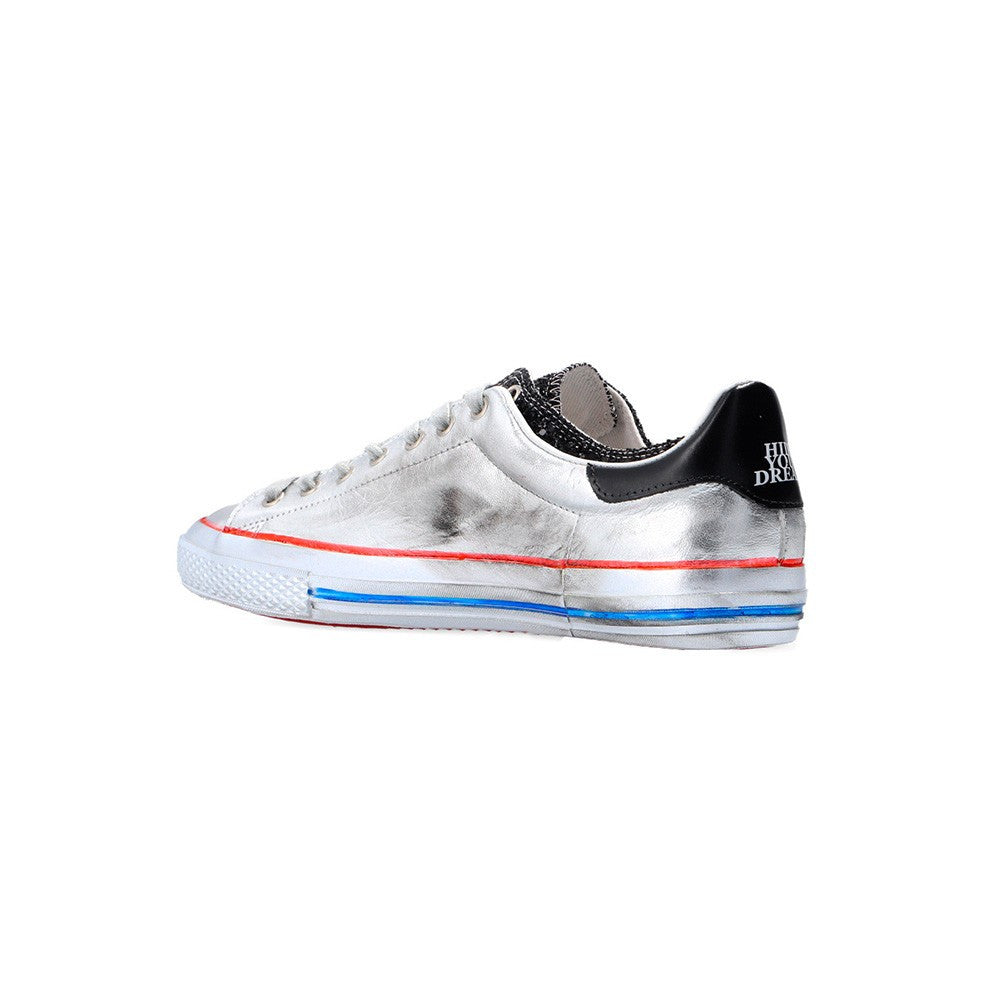 Sneakers de Piel Hidnander Starless Low HB2WS600 Color Plata y Negro_1331.jpg