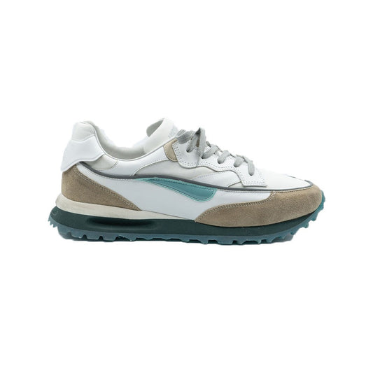 Sneakers de Piel Hidnander THREEDOME Color Blanco y Beige_642.jpg