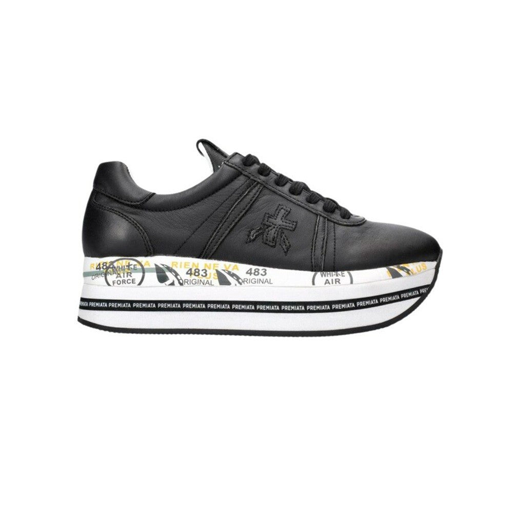 Sneakers de Piel Premiata BETH 3873 Color Negro_2586.jpg