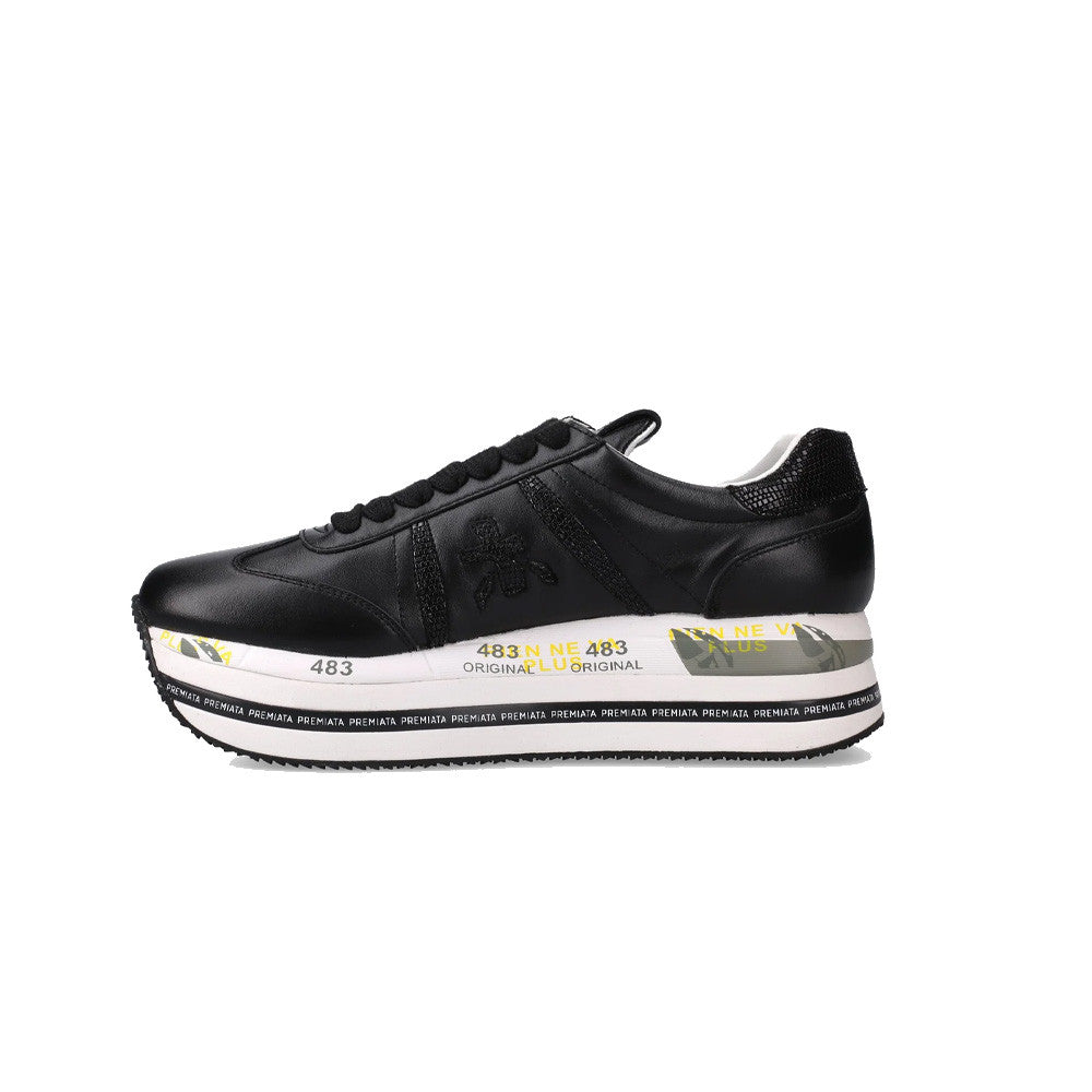 Sneakers de Piel Premiata BETH 7107 Color Negro_7472.jpg