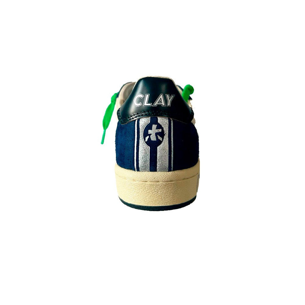 Sneakers de Piel Premiata BSKT CLAY 6776 Color Crudo y Azul_4217.jpg