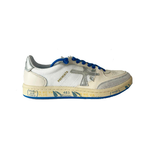 Sneakers de Piel Premiata BSKT CLAY 6810 Color Blanco y Azul_4218.jpg