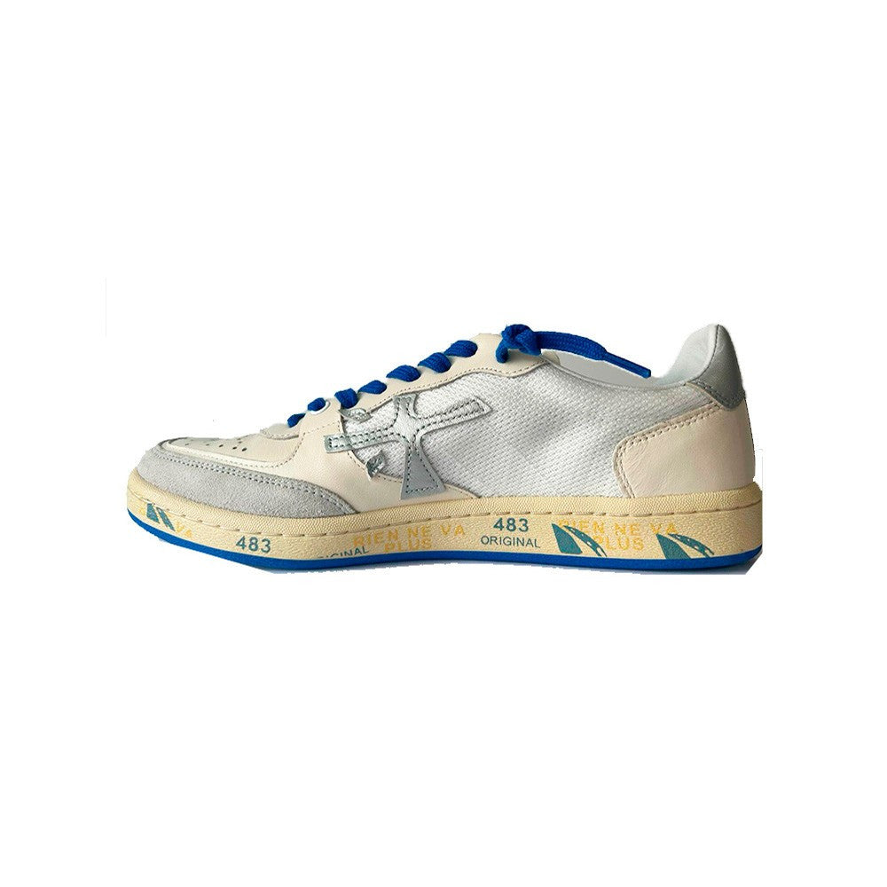 Sneakers de Piel Premiata BSKT CLAY 6810 Color Blanco y Azul_4219.jpg