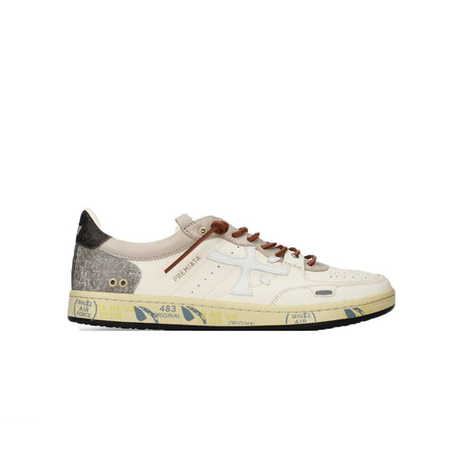 Sneakers de Piel Premiata BSKT CLAY 8163 Color Crudo_9101.jpg
