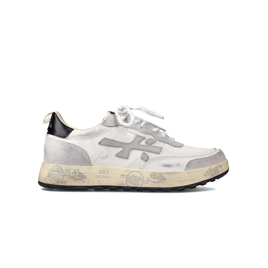 Sneakers de Piel Premiata NOUS 6765 Color Blanco y Negro_5384.jpg