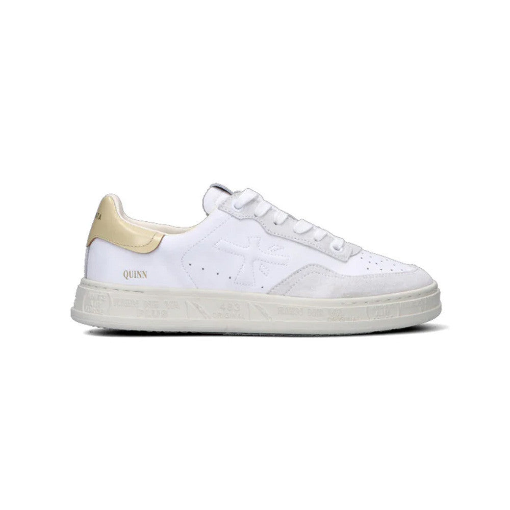 Sneakers de Piel Premiata QUINND 6032 Color Blanco y Beige_4524.jpg