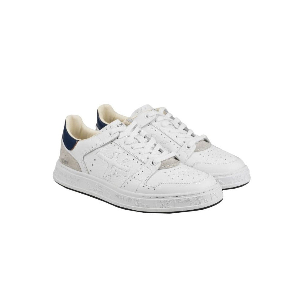 Sneakers de Piel Premiata QUINN 6300 Color Blanco y Marino_10075.jpg