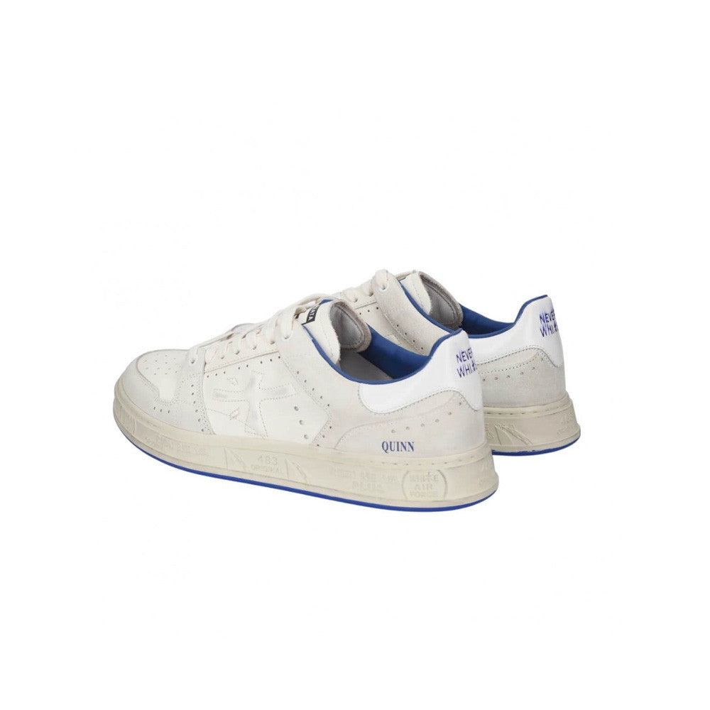 Sneakers de Piel Premiata QUINN 6686 Color Blanco y Azul_9929.jpg