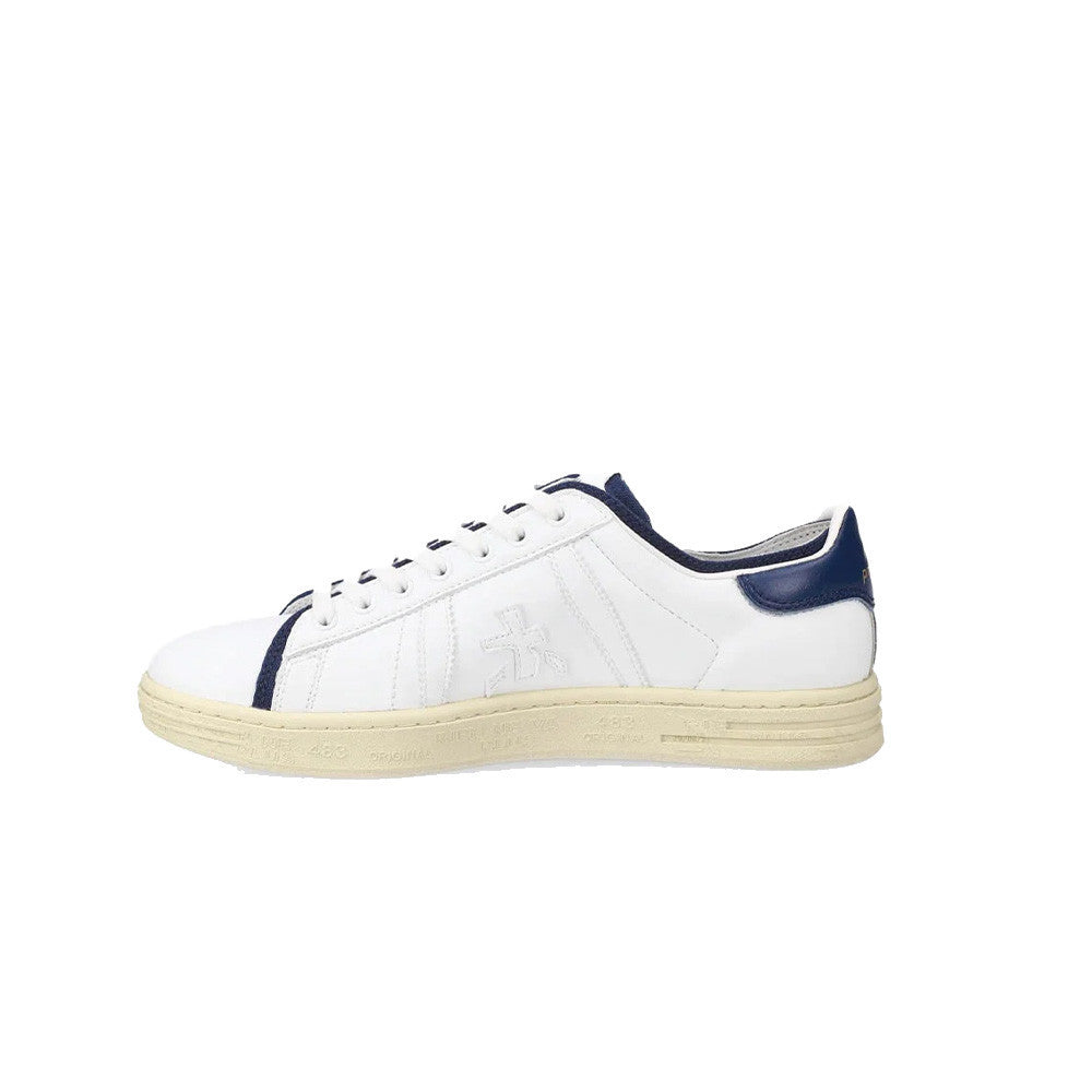 Sneakers de Piel Premiata RUSSELL 7492 Color Blanco y Azul_5855.jpg