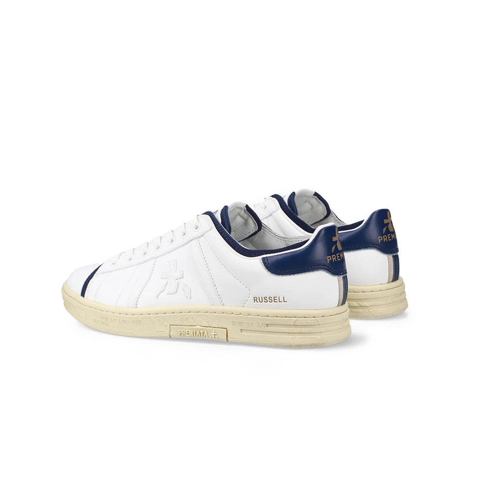 Sneakers de Piel Premiata RUSSELL 7492 Color Blanco y Azul_5857.jpg