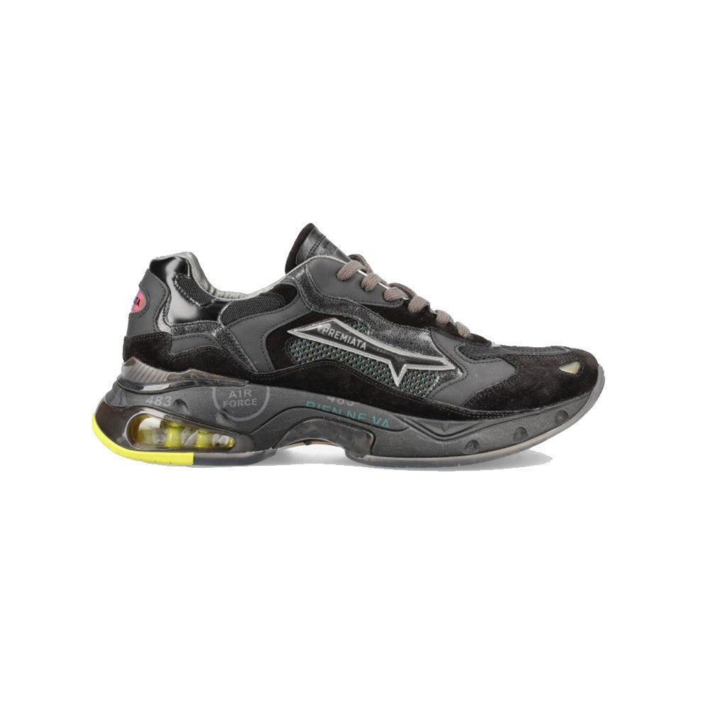 Sneakers de Piel Premiata SHARKYD 068 Color Negro_623.jpg