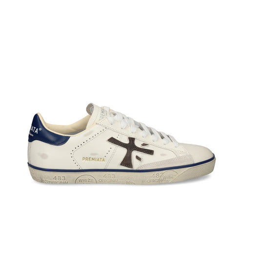 Sneakers de Piel Premiata Steven 7503 Color Blanco y Marino_8588.jpg