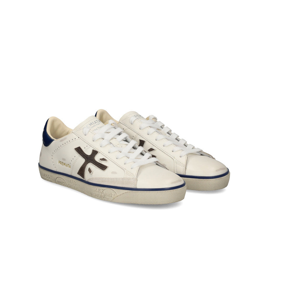 Sneakers de Piel Premiata Steven 7503 Color Blanco y Marino_8589.jpg