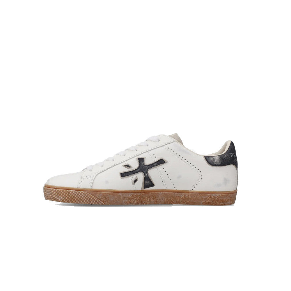 Sneakers de Piel Premiata Timeless Steven 6975 Color Blanco y Negro_7355.jpg