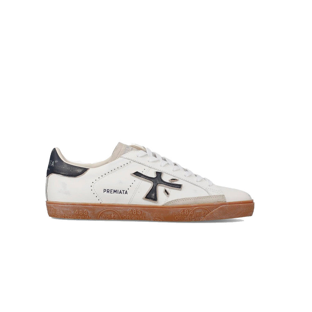 Sneakers de Piel Premiata Timeless Steven 6975 Color Blanco y Negro_7359.jpg