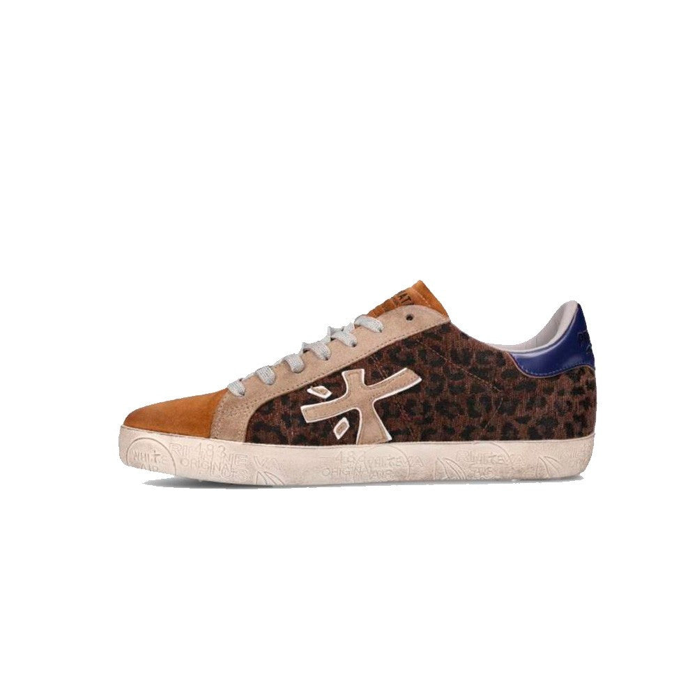 Sneakers de Piel Premiata Timeless Stevend 5433 Color Maculado y Marrón_2152.jpg