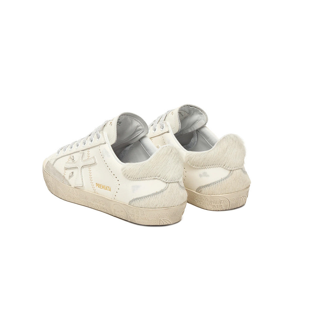 Sneakers de Piel Premiata Timeless Stevend 7608 Color Blanco_8359.jpg