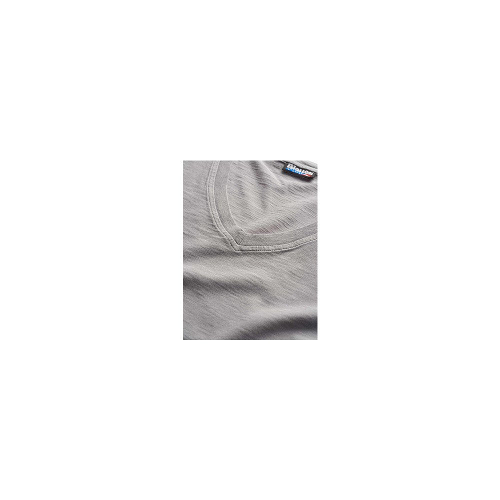 T-Shirt de Manga Corta hombre Blauer 20SBLUH02374 Color Gris_452.jpg