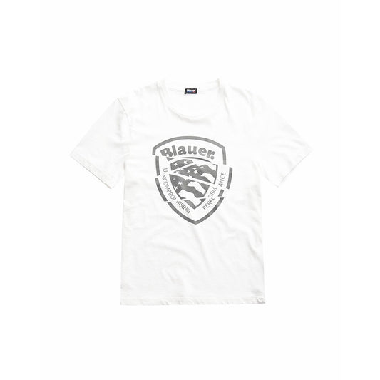 T-Shirt de Manga Corta hombre Blauer 20SBLUH02383 Color Blanco_449.jpg