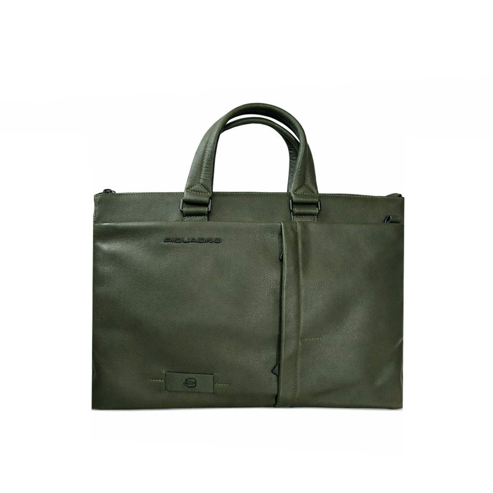Maletín de Piel Piquadro CA4021W137/VE2 Color Kaki_8499.jpg