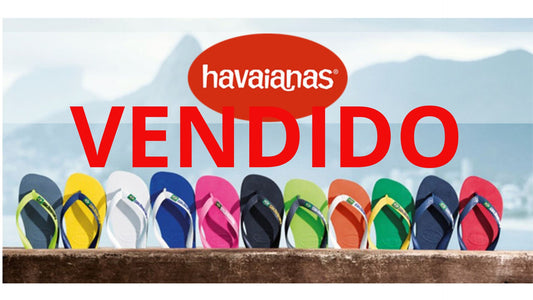 Lote de 3000 unidades de chanclas HAVAIANAS