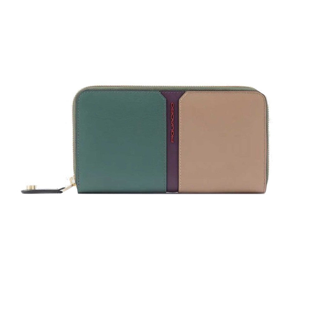 Monedero de Piel Piquadro PD1515S126R/VERO Color Verde y Beige_4465.jpg