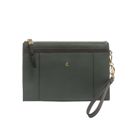 Bolso de Mano de Piel Piquadro AC6367W92/VEVE2 Color Verde_5832.jpg