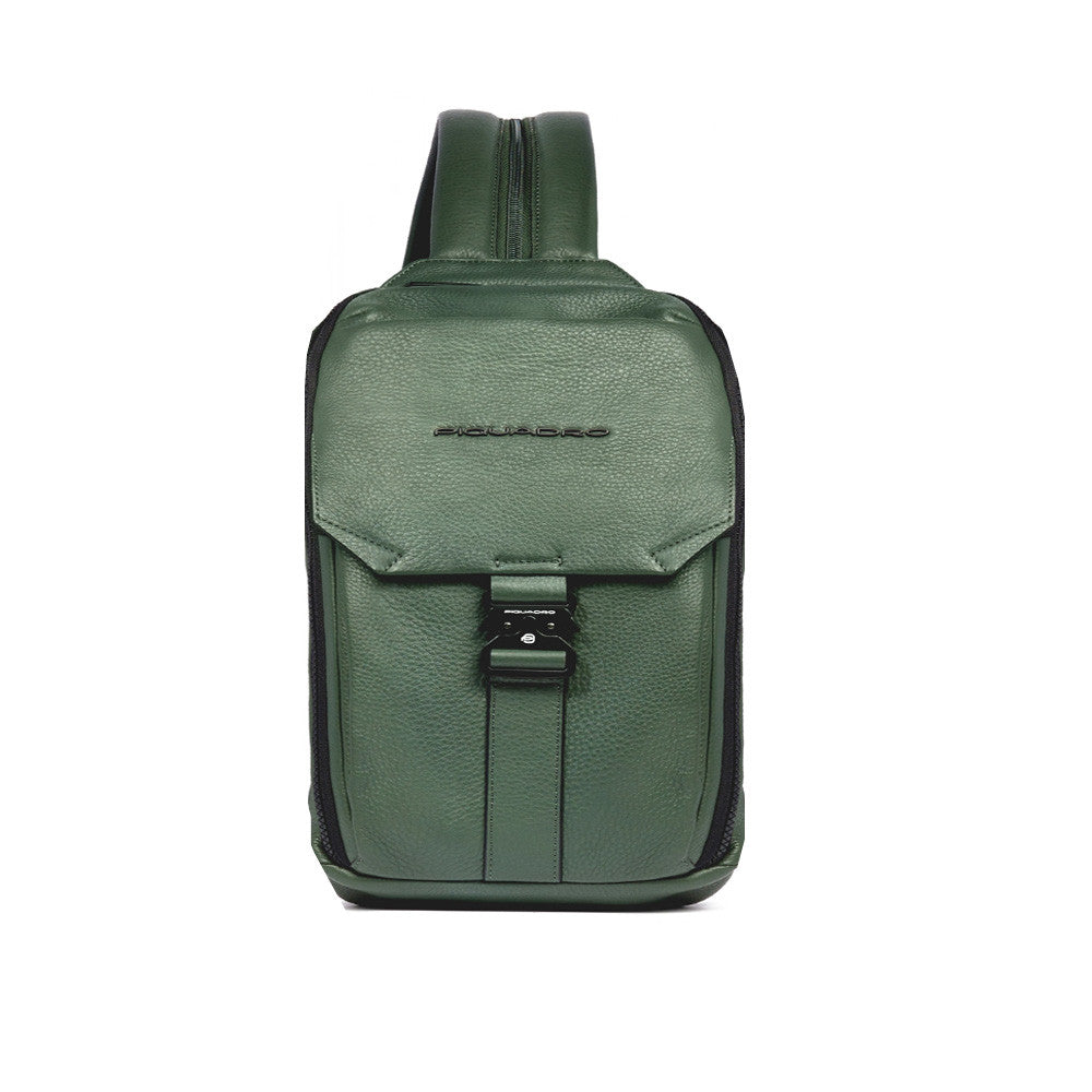 Bandolera / Mochila de Piel Piquadro CA6616S135/VE Color Kaki_8526.jpg