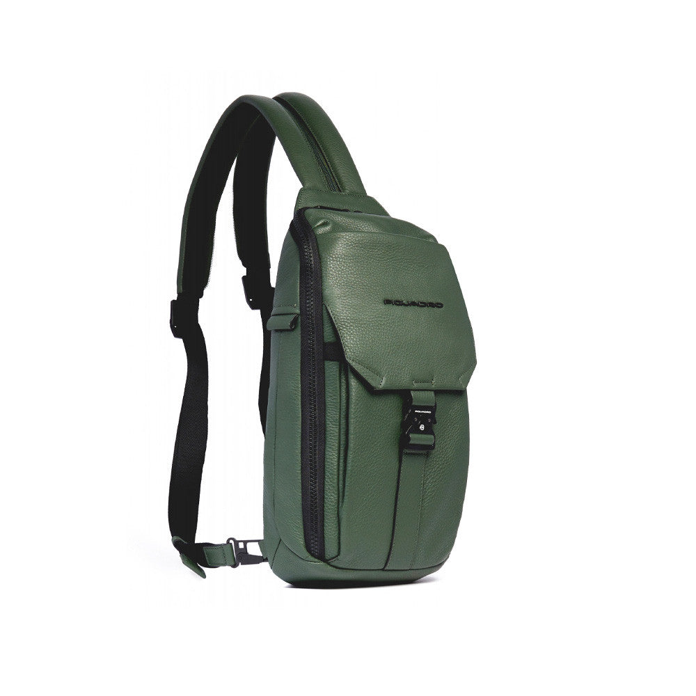 Bandolera / Mochila de Piel Piquadro CA6616S135/VE Color Kaki_8529.jpg