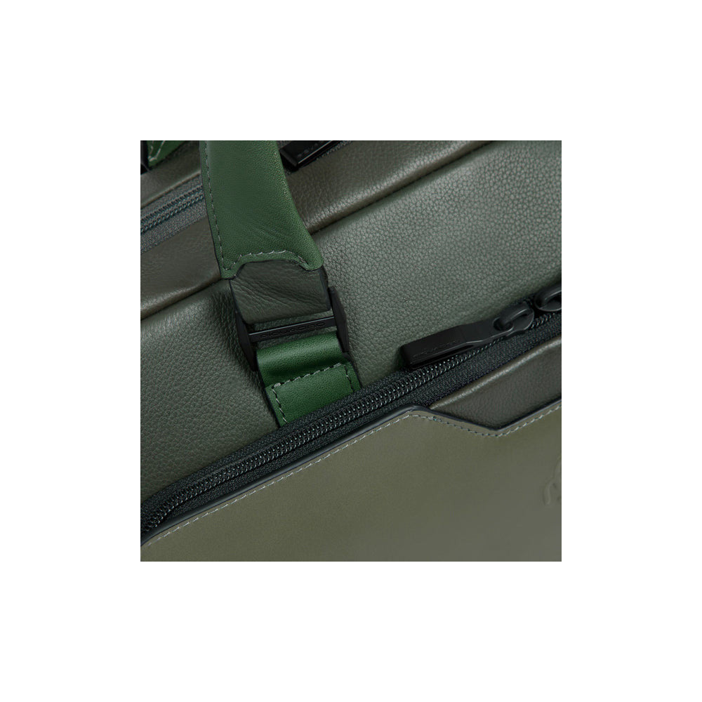 Maletín de Piel Piquadro CA6920S142/VE Color Verde_9047.jpg