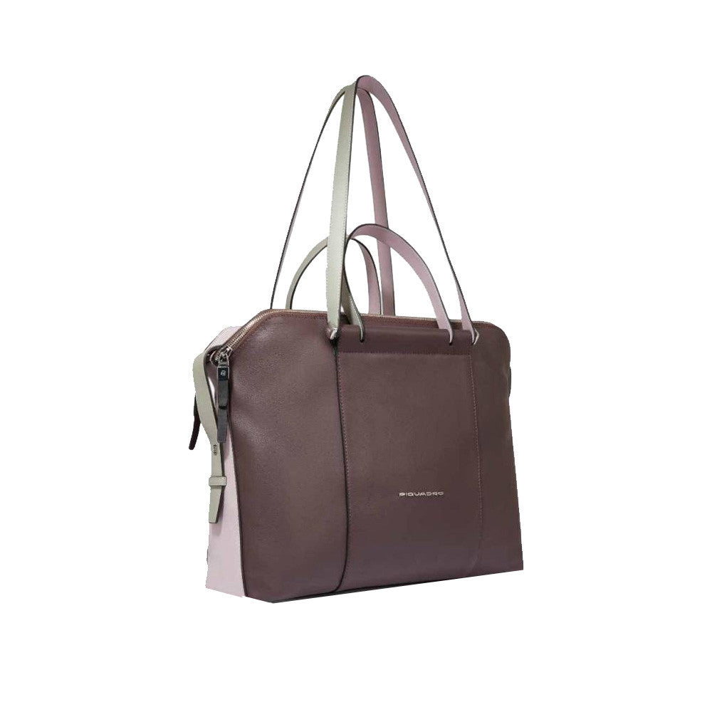 Bolso de Piel Piquadro BD4574W92/VIVI2 Color Vino y Rosa_5320.jpg