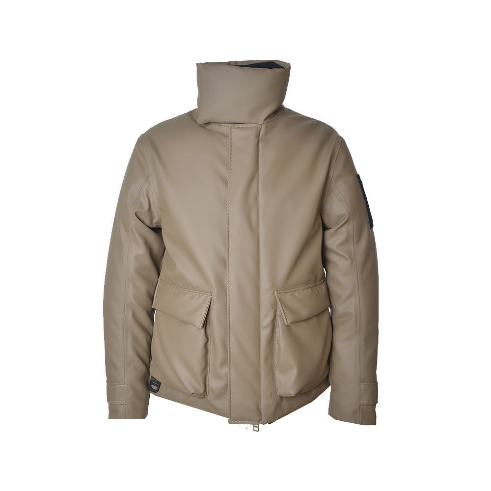 Plumón Impermeable Rains GLACIAL JACKET Color Marrón / Wood_1811.jpg