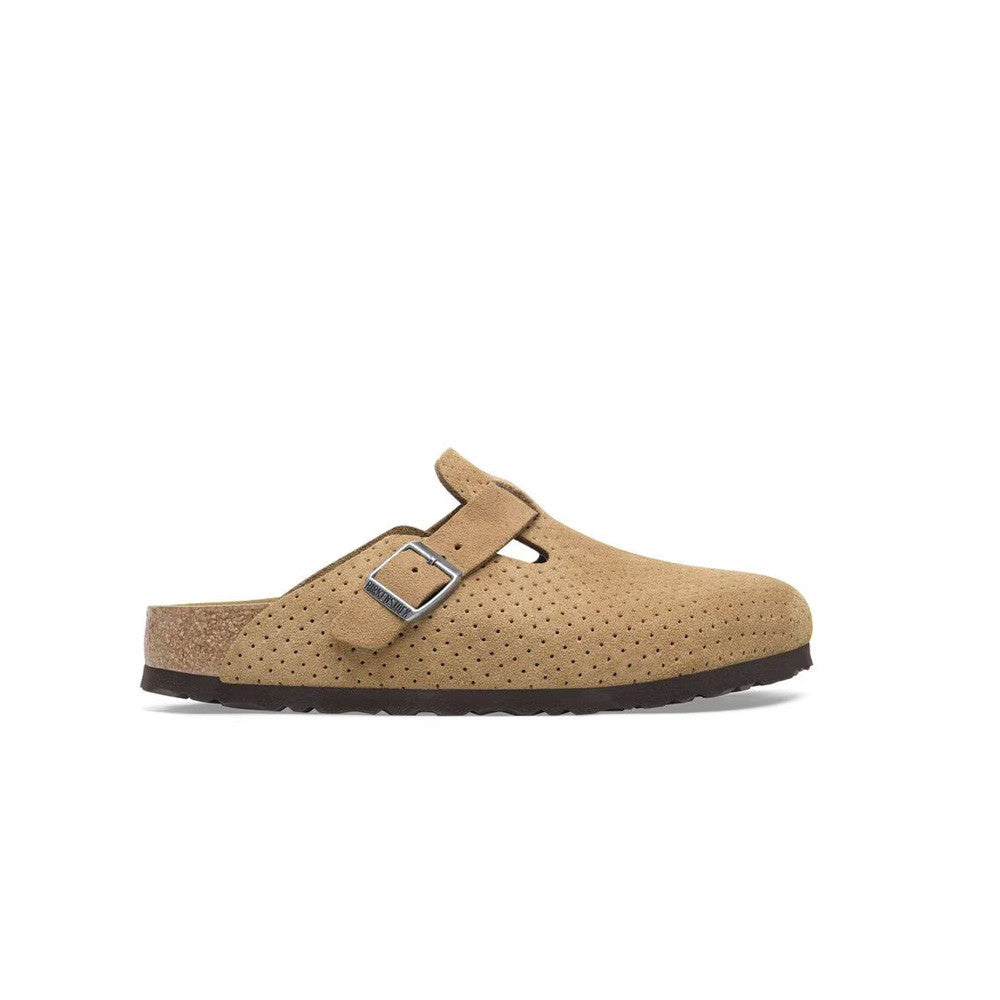 Zueco de Ante Birkenstock Boston BS Color Emboss Dots New Beige_6649.jpg