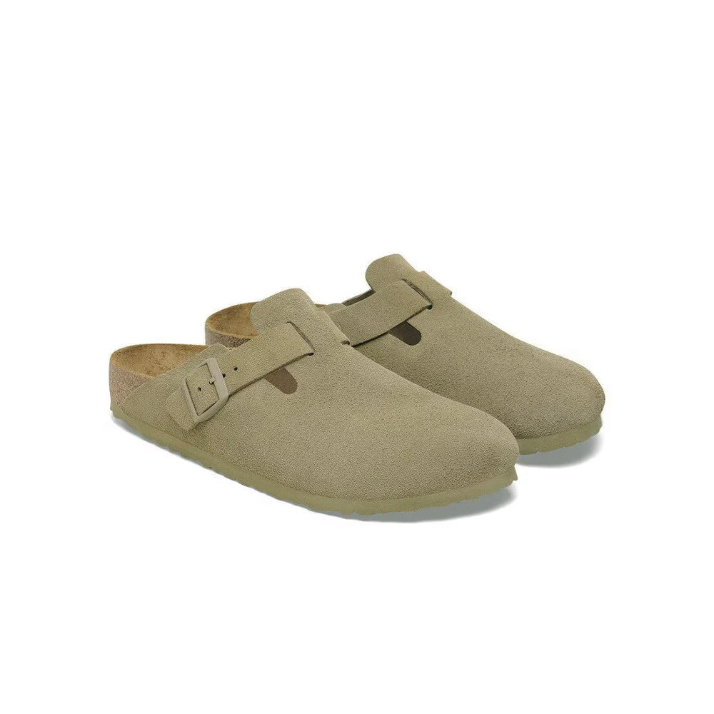 Zueco de Ante Birkenstock Boston BS Color Faded Khaki 2_6642.jpg