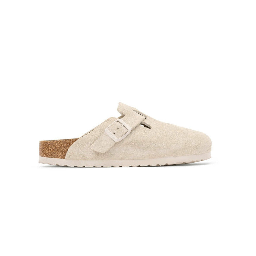 Zueco de Ante Birkenstock Boston BS Color Modern Suede Antique White_6625.jpg
